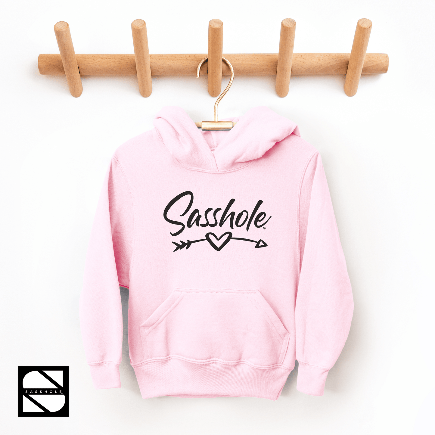 Fearless & Fabulous: Trendy Youth Girls Sasshole® Hoodie - Funny Graphic Tee by Sasshole® Clothing