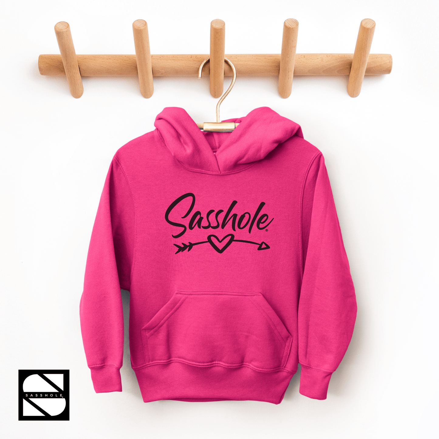 Fearless & Fabulous: Trendy Youth Girls Sasshole® Hoodie - Funny Graphic Tee by Sasshole® Clothing