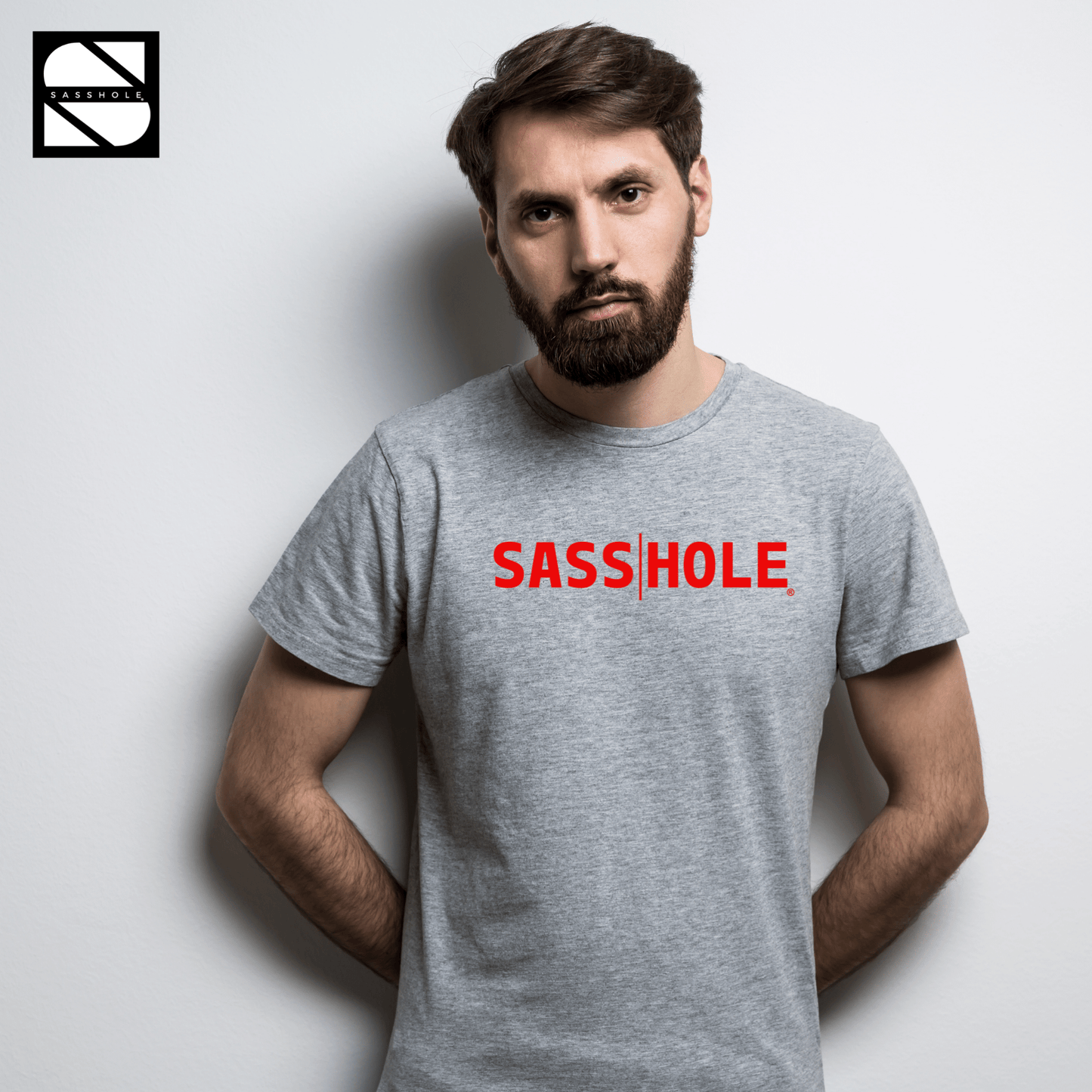 Funny, Feisty, Fabulous: Men's Sasshole® Graphic Print T-Shirt - Funny Graphic Tee by Sasshole® Clothing