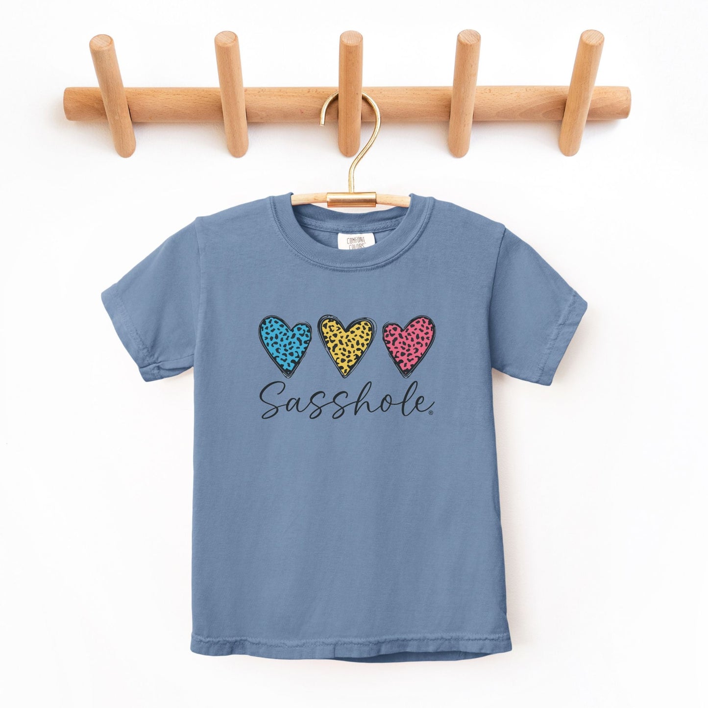 Glamorous Rebel: Sasshole® Youth Tee for Wild Hearts - Funny Graphic Tee by Sasshole® Clothing