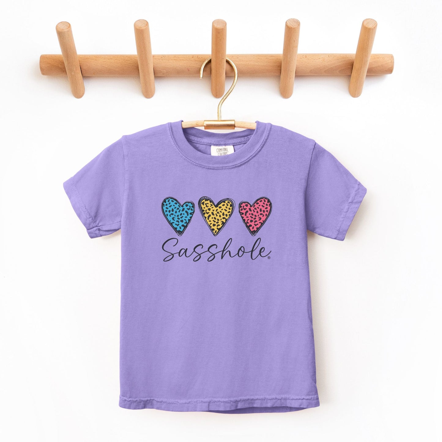 Glamorous Rebel: Sasshole® Youth Tee for Wild Hearts - Funny Graphic Tee by Sasshole® Clothing