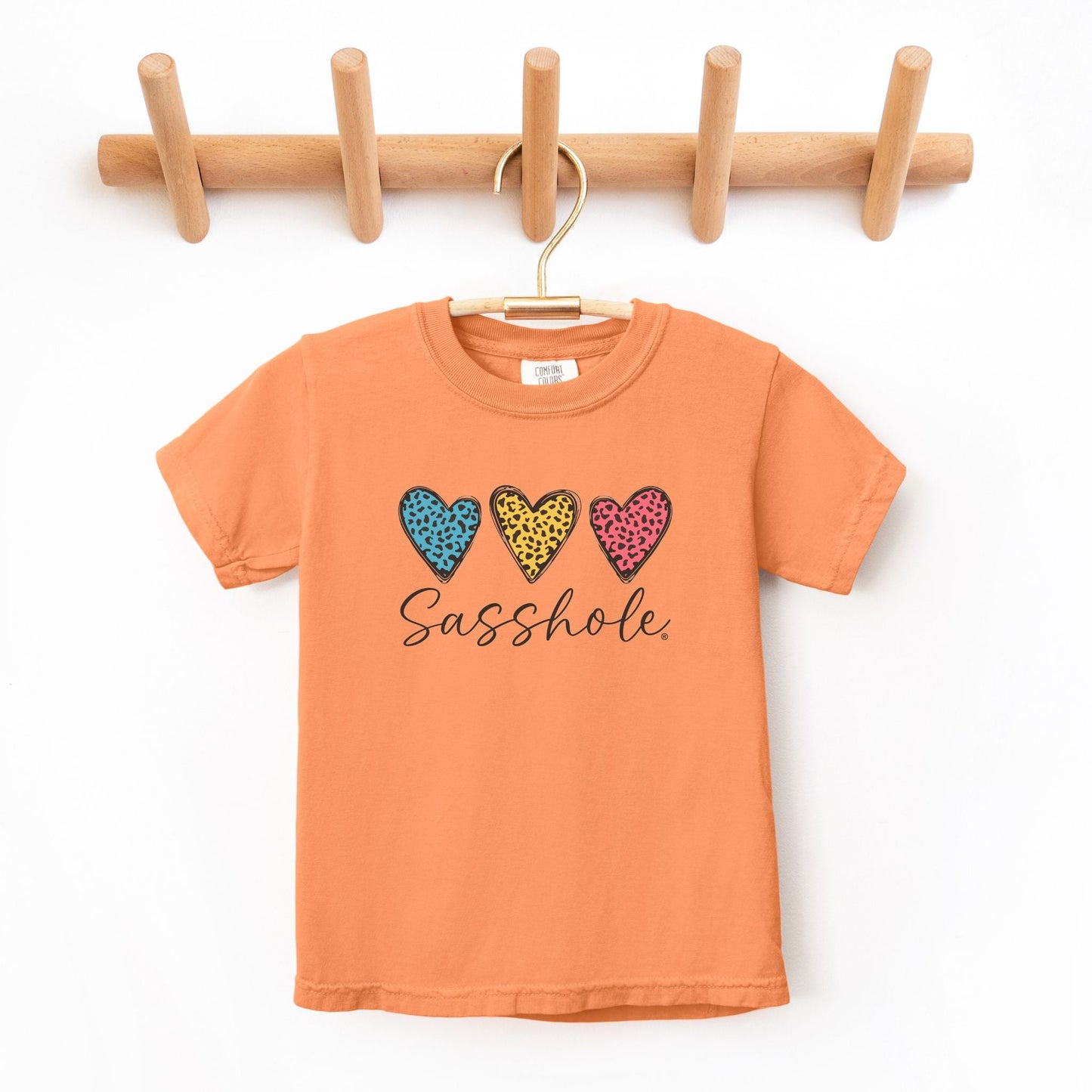 Glamorous Rebel: Sasshole® Youth Tee for Wild Hearts - Funny Graphic Tee by Sasshole® Clothing