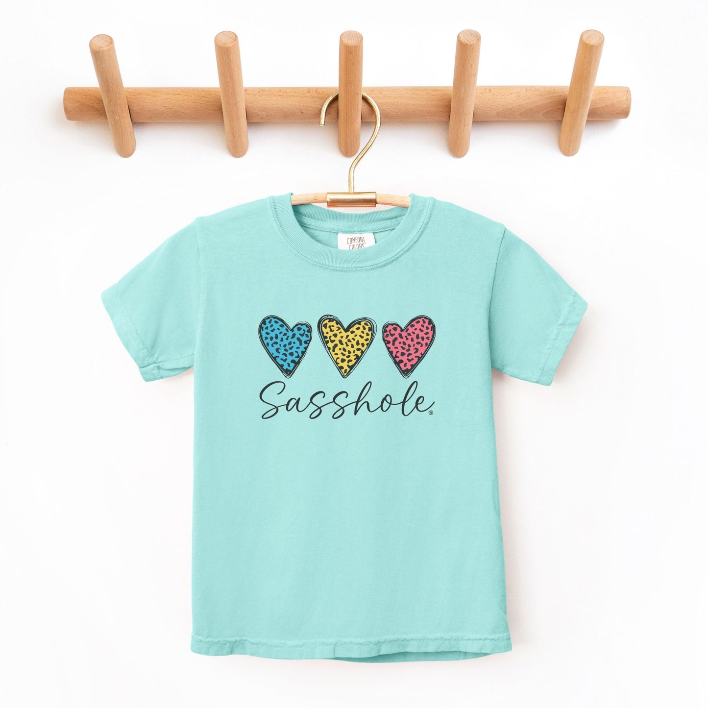Glamorous Rebel: Sasshole® Youth Tee for Wild Hearts - Funny Graphic Tee by Sasshole® Clothing