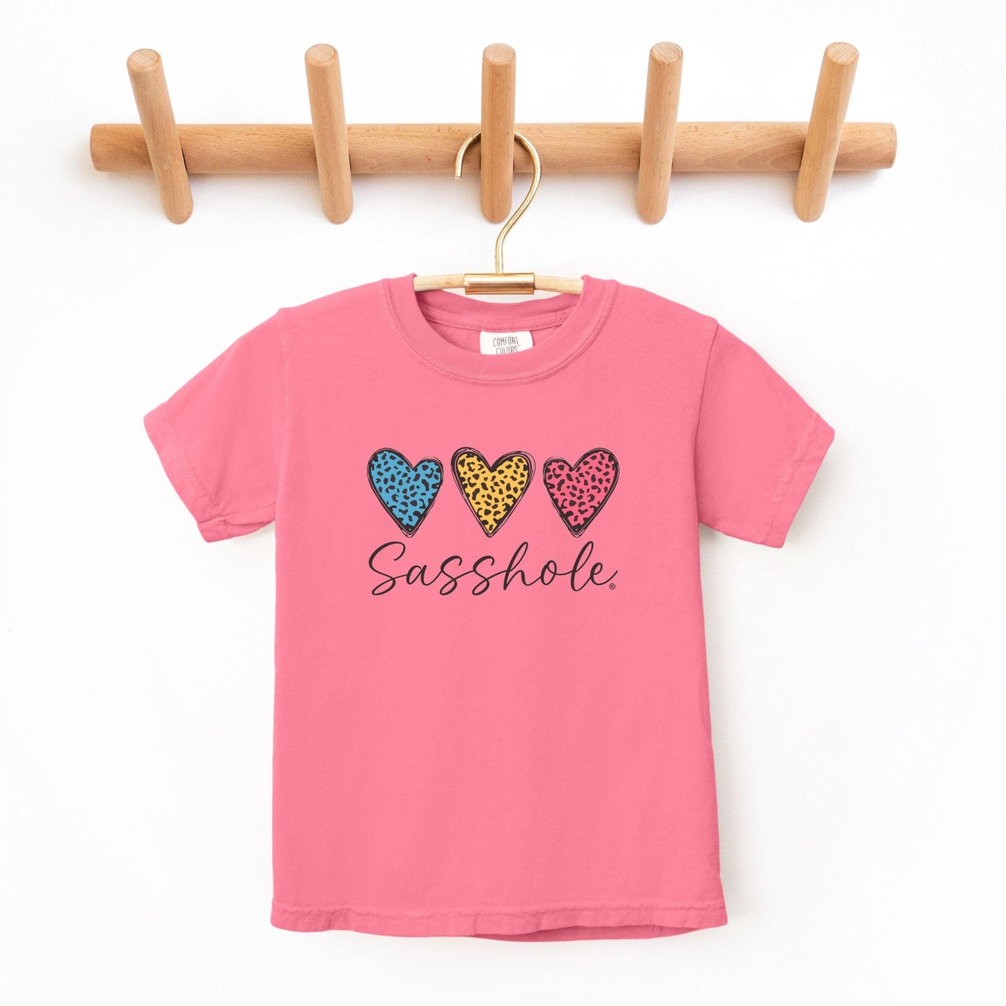 Glamorous Rebel: Sasshole® Youth Tee for Wild Hearts - Funny Graphic Tee by Sasshole® Clothing