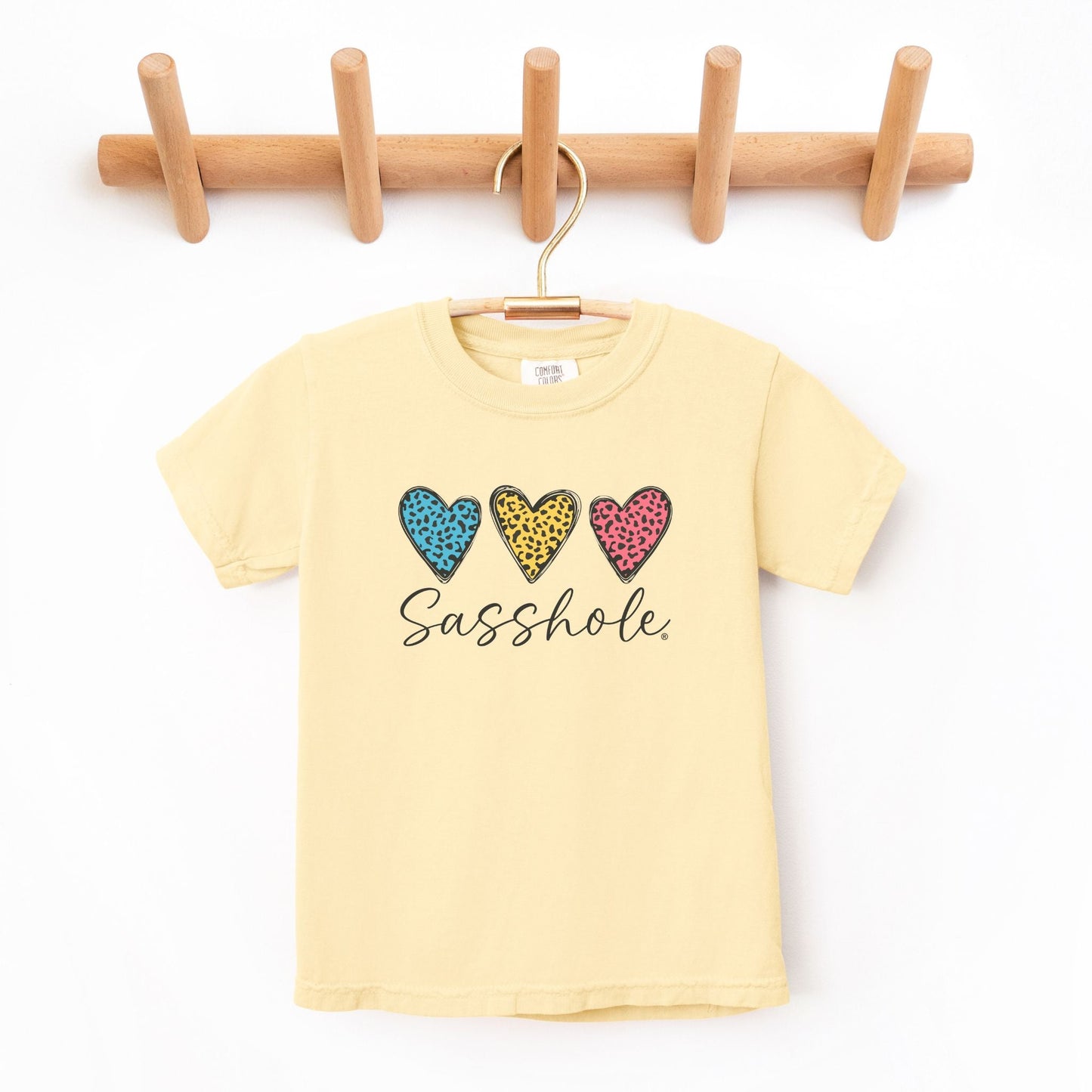 Glamorous Rebel: Sasshole® Youth Tee for Wild Hearts - Funny Graphic Tee by Sasshole® Clothing