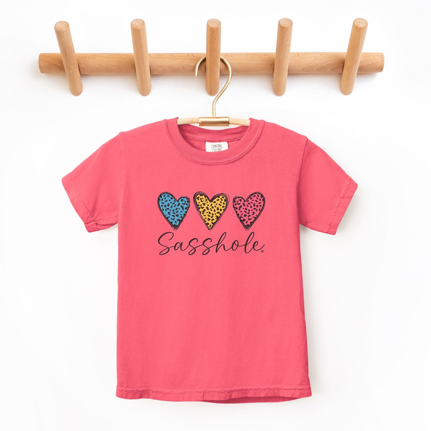 Glamorous Rebel: Sasshole® Youth Tee for Wild Hearts - Funny Graphic Tee by Sasshole® Clothing