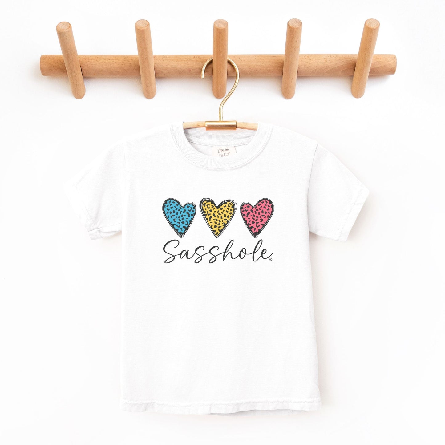 Glamorous Rebel: Sasshole® Youth Tee for Wild Hearts - Funny Graphic Tee by Sasshole® Clothing