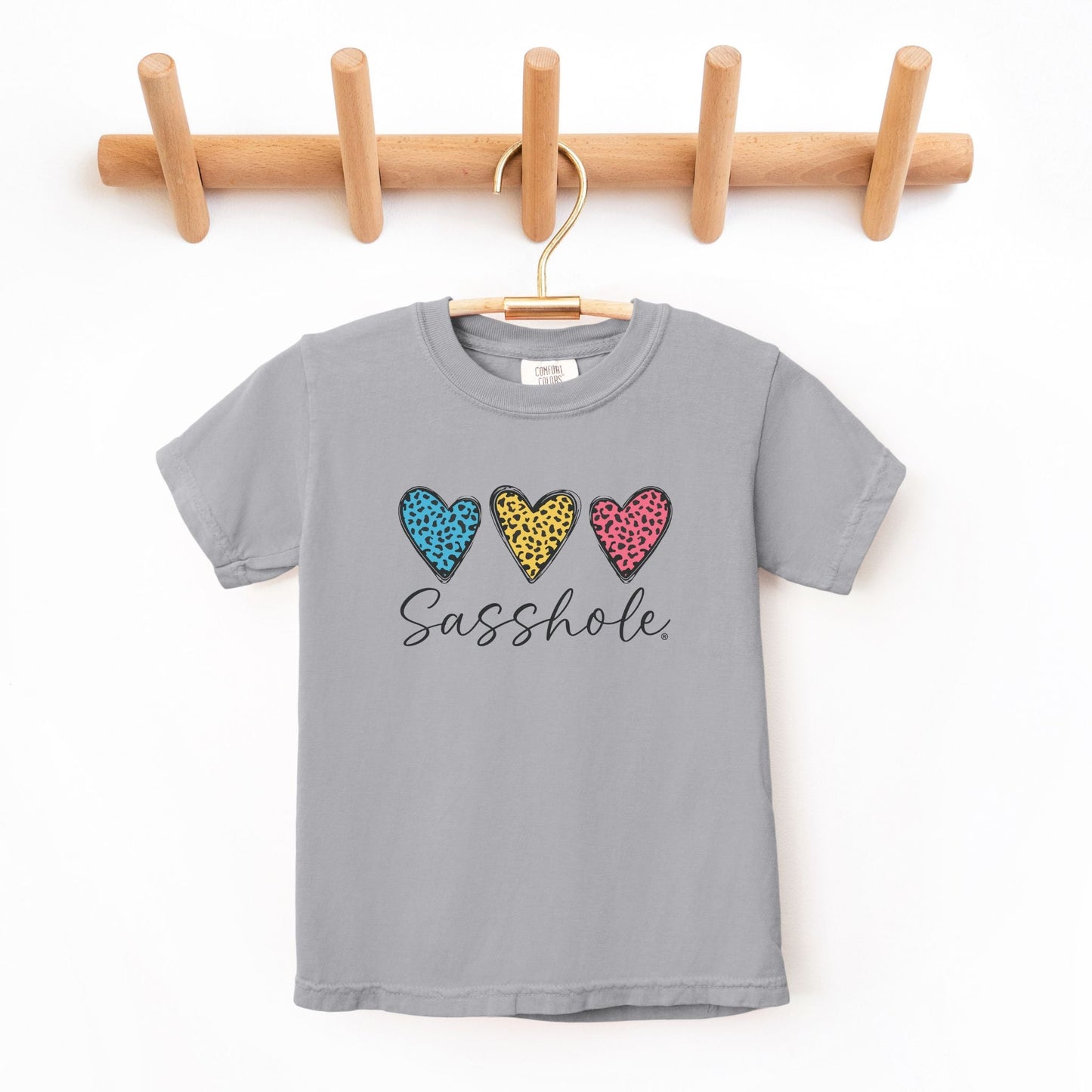 Glamorous Rebel: Sasshole® Youth Tee for Wild Hearts - Funny Graphic Tee by Sasshole® Clothing