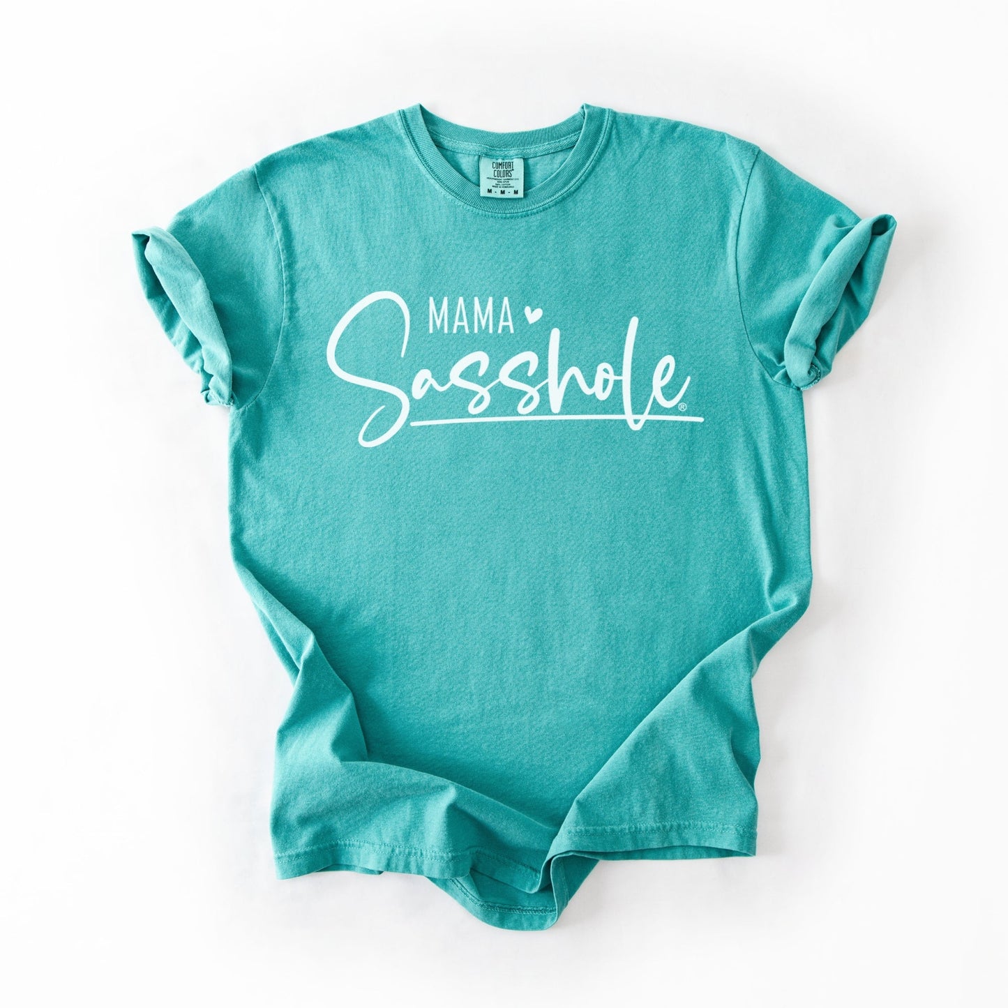 Mama Sasshole® Comfort Color T-Shirt – Funny Graphic Tee for Moms with Attitude - Funny Graphic Tee by Sasshole® Clothing