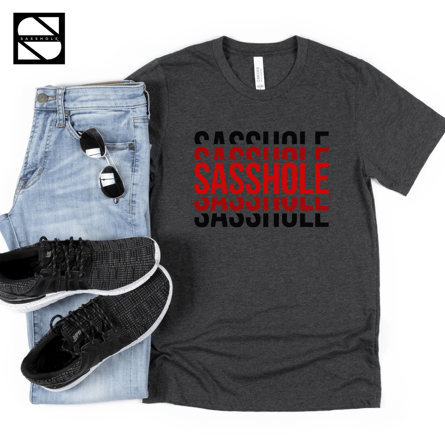 Men's Sasshole® Tee: Mastering the Art of Sarcasm! - Funny Graphic Tee by Sasshole® Clothing