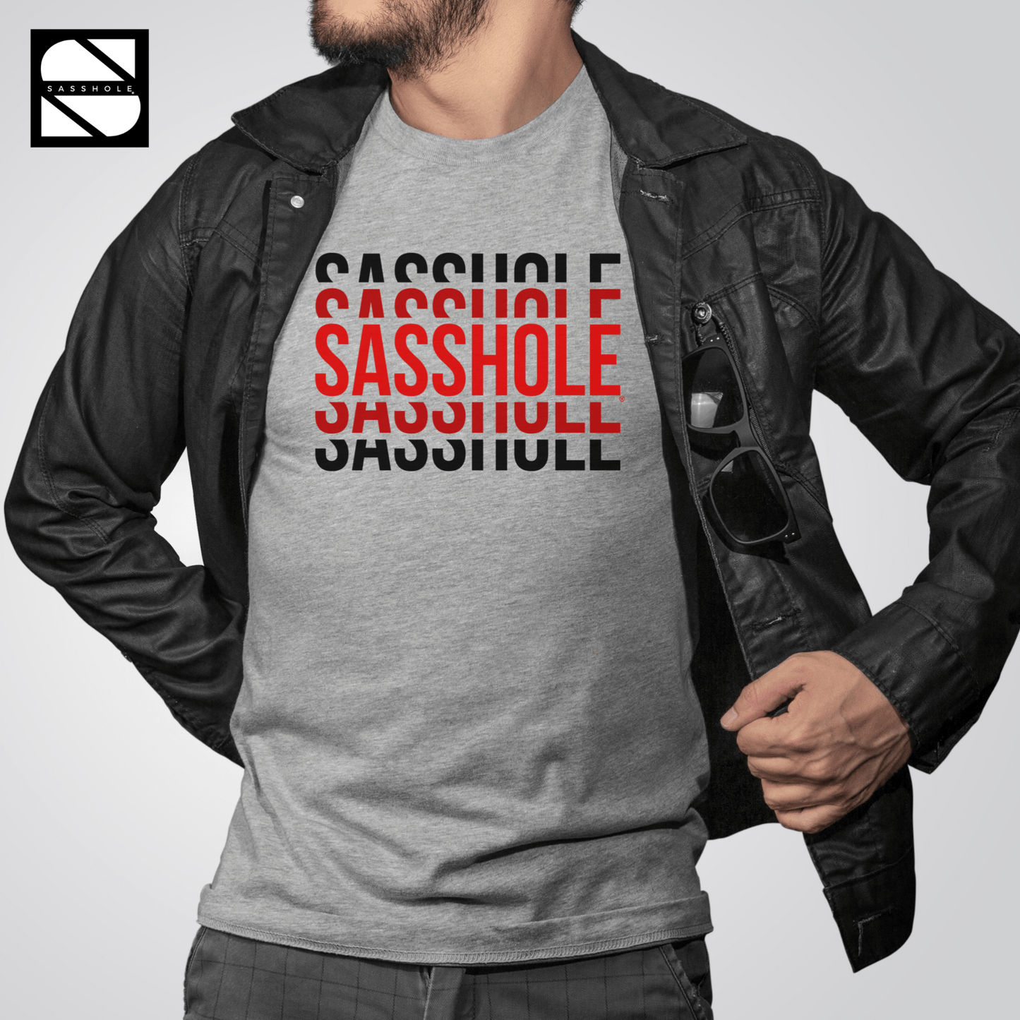 Men's Sasshole® Tee: Mastering the Art of Sarcasm! - Funny Graphic Tee by Sasshole® Clothing