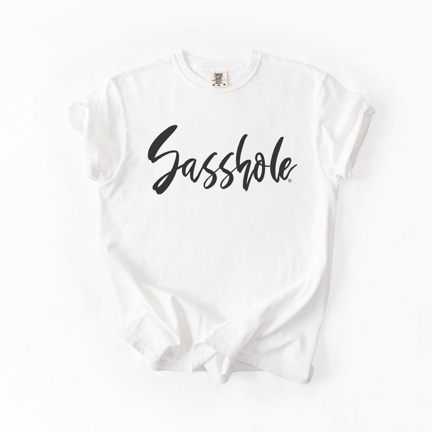 Sasshole® Classic Logo T-Shirt – Bold Women’s Graphic Tee – Funny & Fierce Comfort Fit Statement Shirt - Funny Graphic Tee by Sasshole® Clothing
