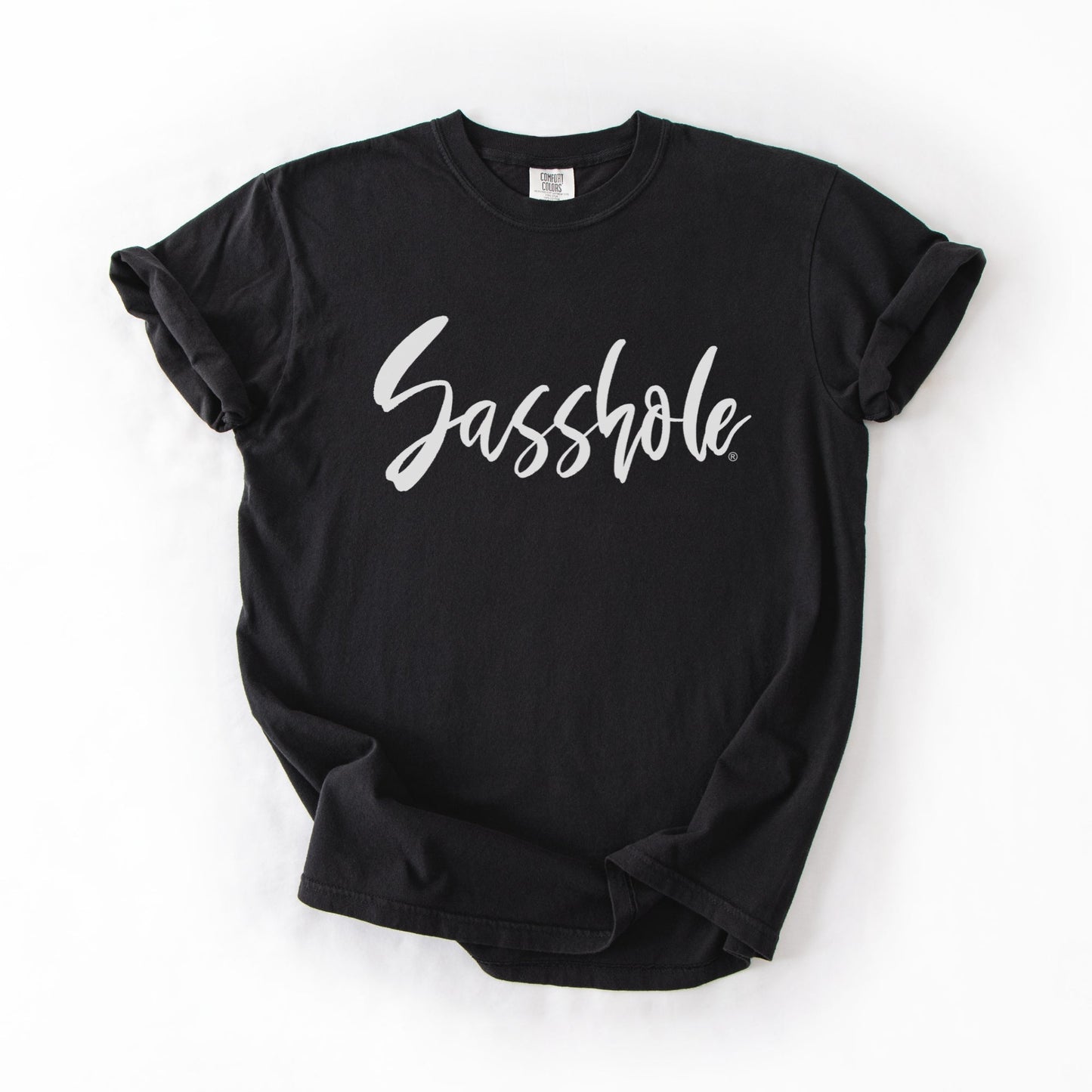 Sasshole® Classic Logo T-Shirt – Bold Women’s Graphic Tee – Funny & Fierce Comfort Fit Statement Shirt - Funny Graphic Tee by Sasshole® Clothing
