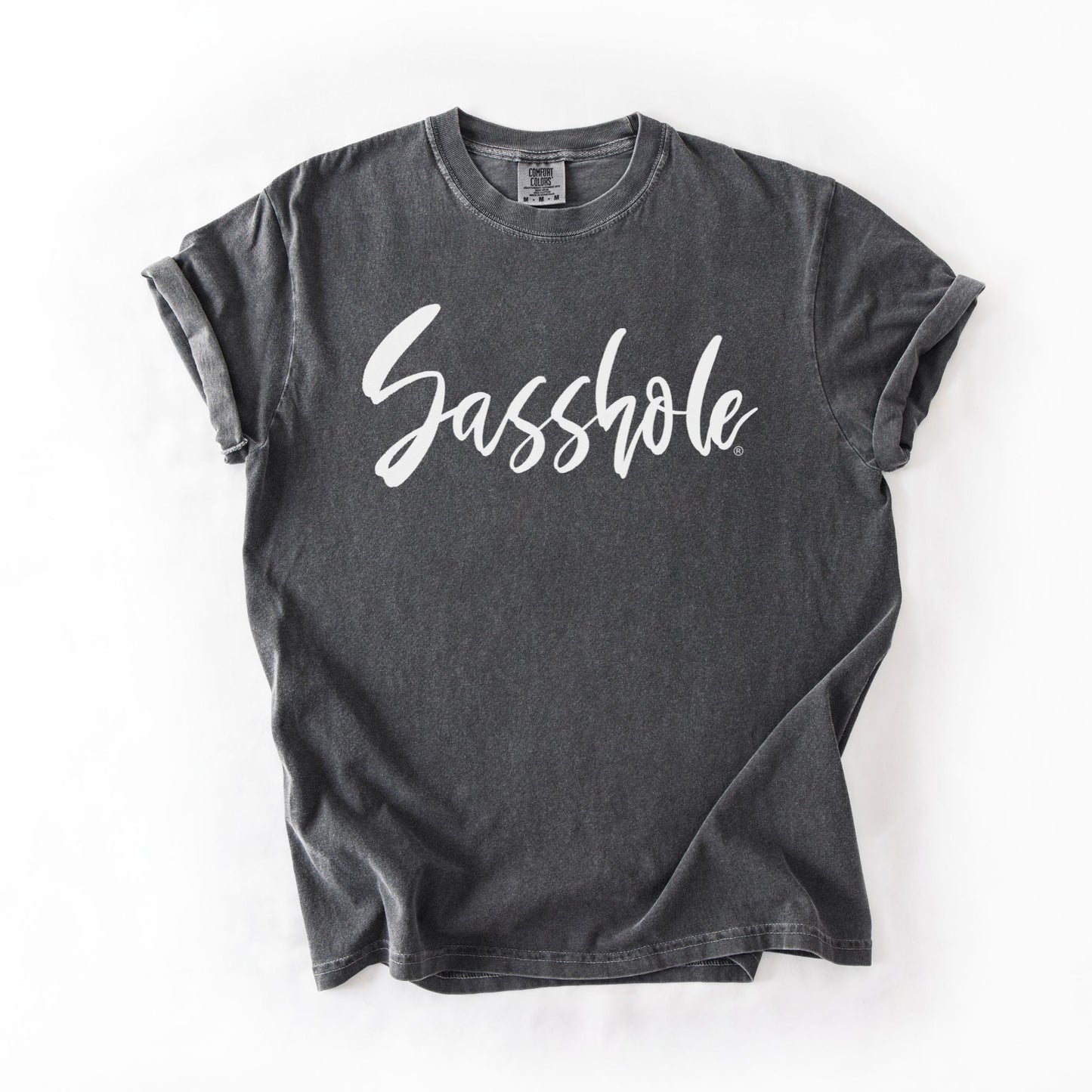 Sasshole® Classic Logo T-Shirt – Bold Women’s Graphic Tee – Funny & Fierce Comfort Fit Statement Shirt - Funny Graphic Tee by Sasshole® Clothing