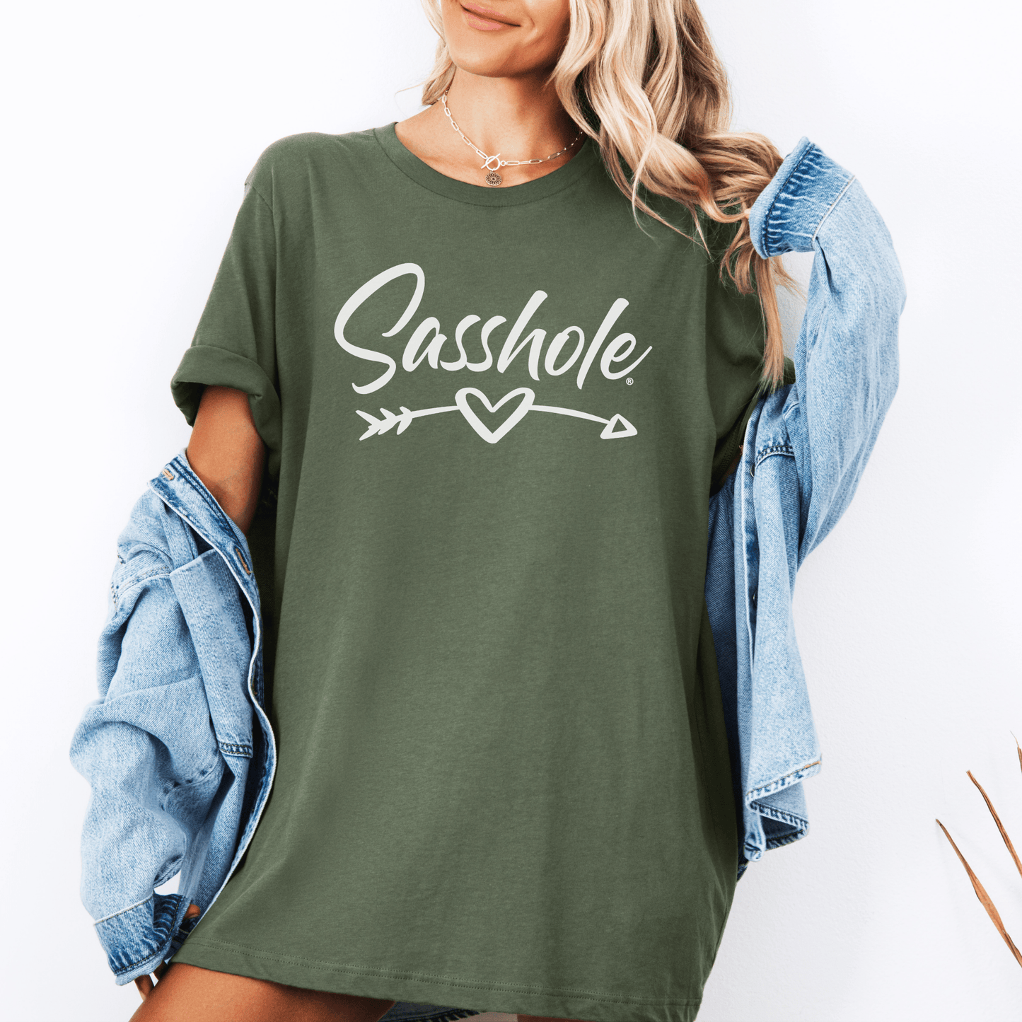 Sasshole® Love: Attitude Meets Fashion with this Women's Trendy Tee - Funny Graphic Tee by Sasshole® Clothing