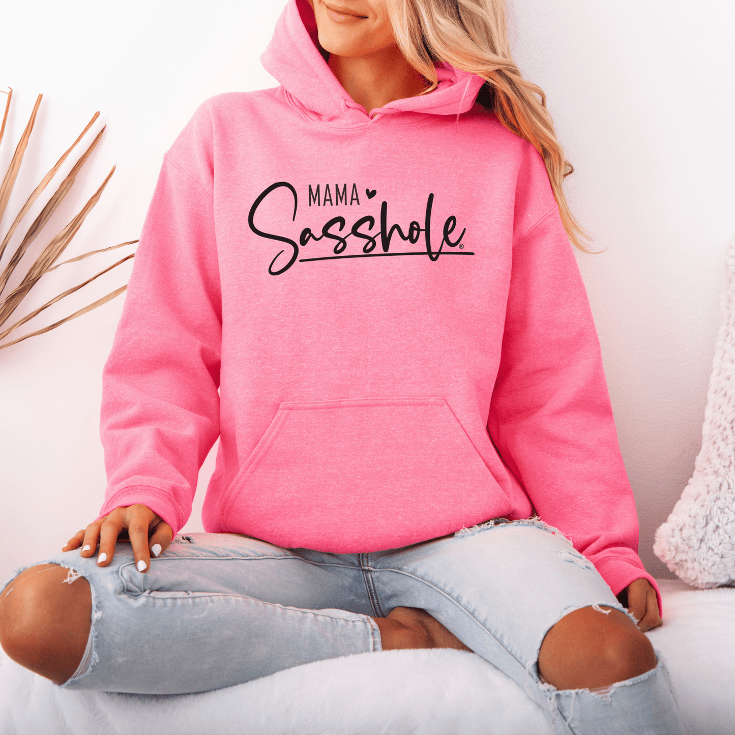 Sasshole® Mama Mode: Bold Mom Hoodies - Funny Graphic Tee by Sasshole® Clothing