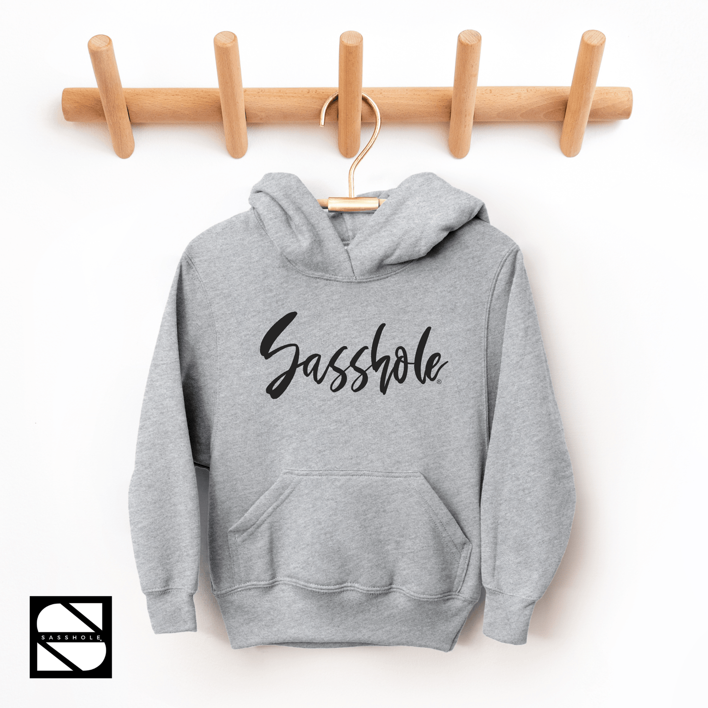Sasshole® Sensation: Youth Girls Attitude Graphic Hoodie - Funny Graphic Tee by Sasshole® Clothing