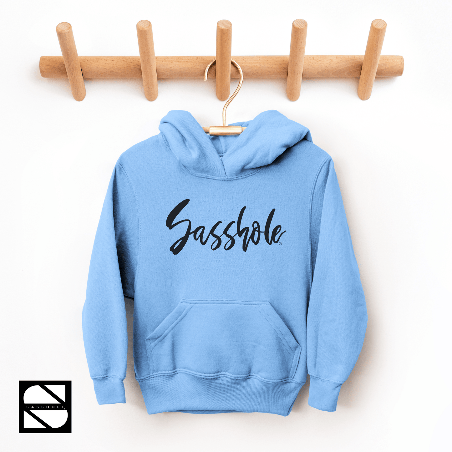 Sasshole® Sensation: Youth Girls Attitude Graphic Hoodie - Funny Graphic Tee by Sasshole® Clothing