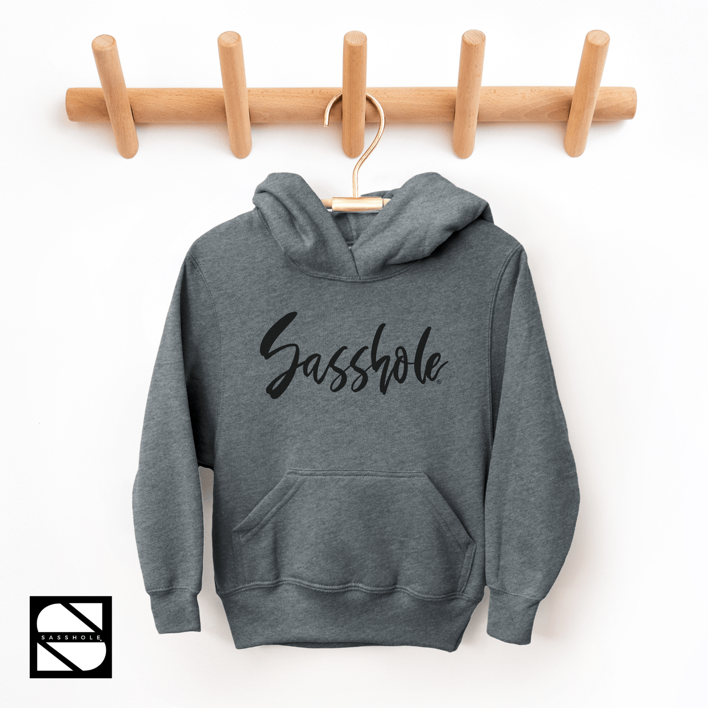 Sasshole® Sensation: Youth Girls Attitude Graphic Hoodie - Funny Graphic Tee by Sasshole® Clothing