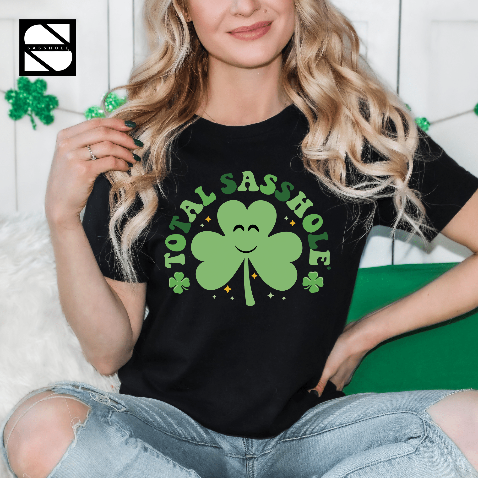 Image of Irish Sass Extravaganza: St. Paddy's Sasshole® Tees Collection - Sasshole®
