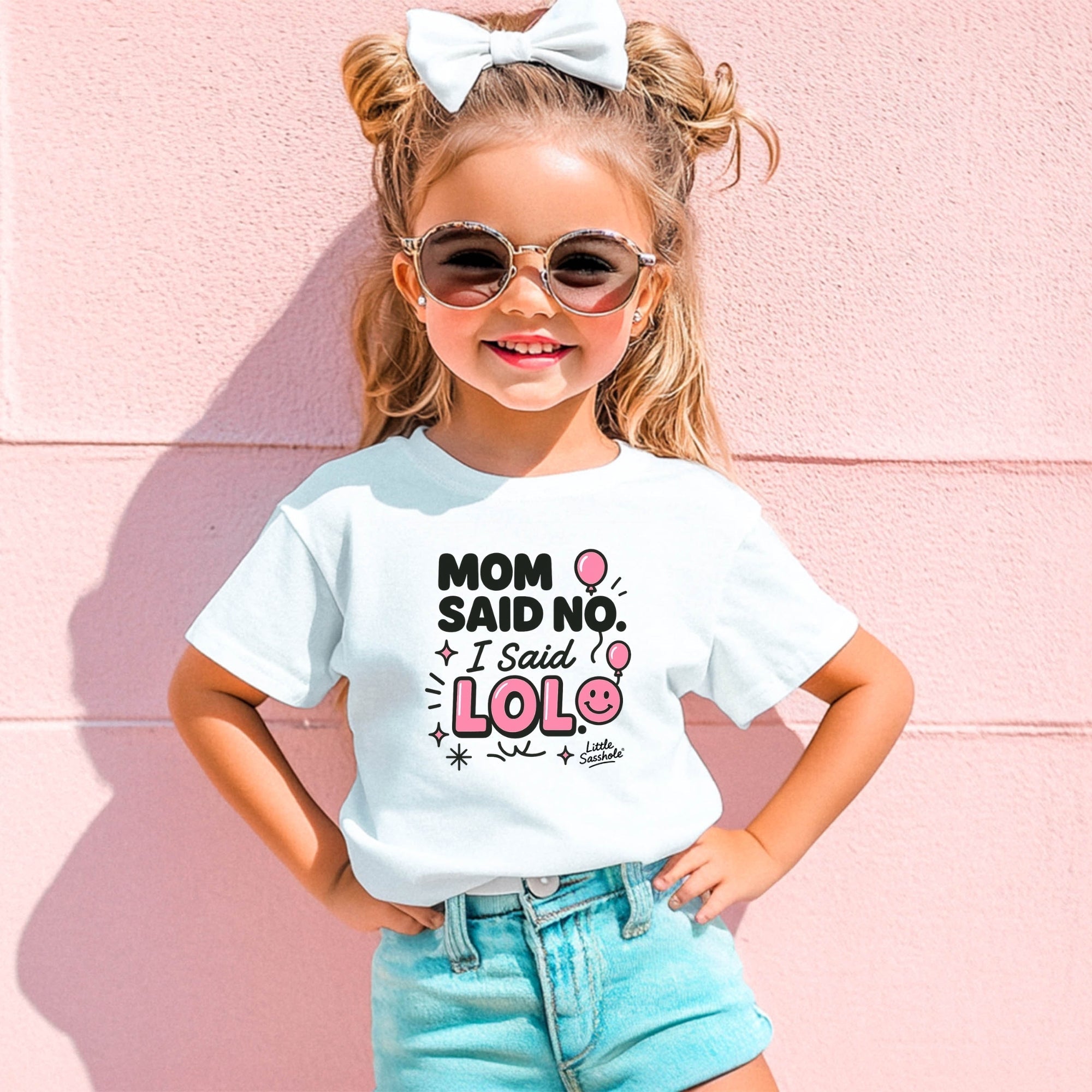 Image of Mom Said No, I Said LOL – The Toddler Tee That Speaks Fluent Sass! - Sasshole®