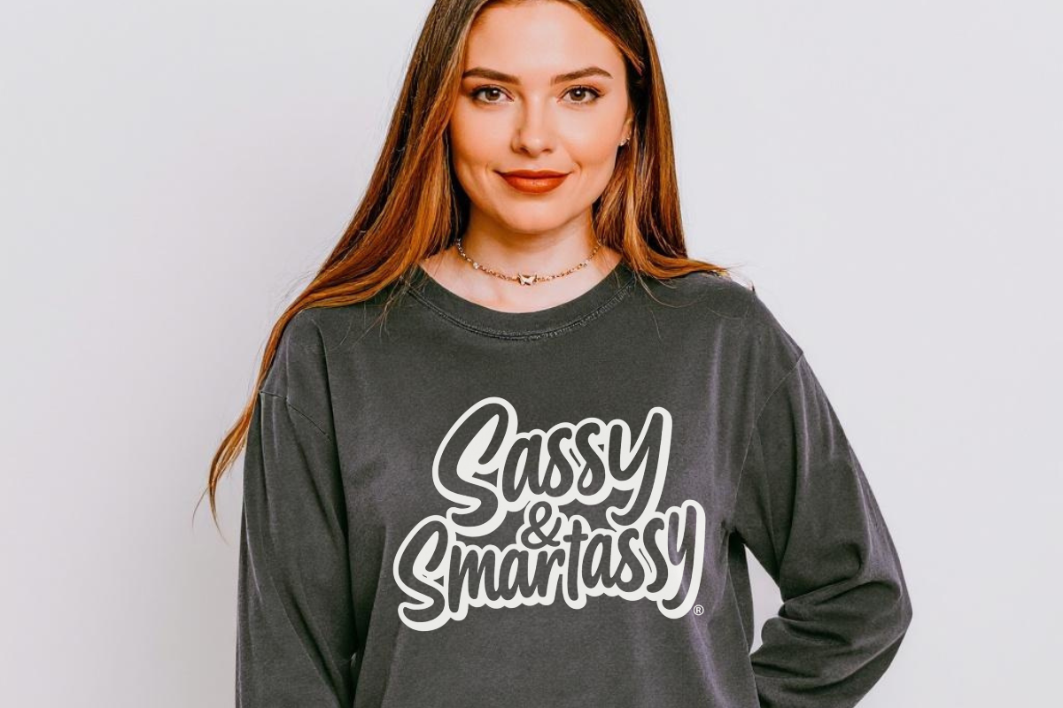 🩷 Unleash Your Inner Smartass: Sassy & Smartassy Women’s Long Sleeve Tees