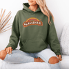 70's Retro Inspired: Sasshole® Rainbow Women's Vintage Hoodie - Funny Graphic Tee by Sasshole® Clothing