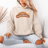 70's Retro Inspired: Sasshole® Rainbow Women's Vintage Hoodie - Funny Graphic Tee by Sasshole® Clothing