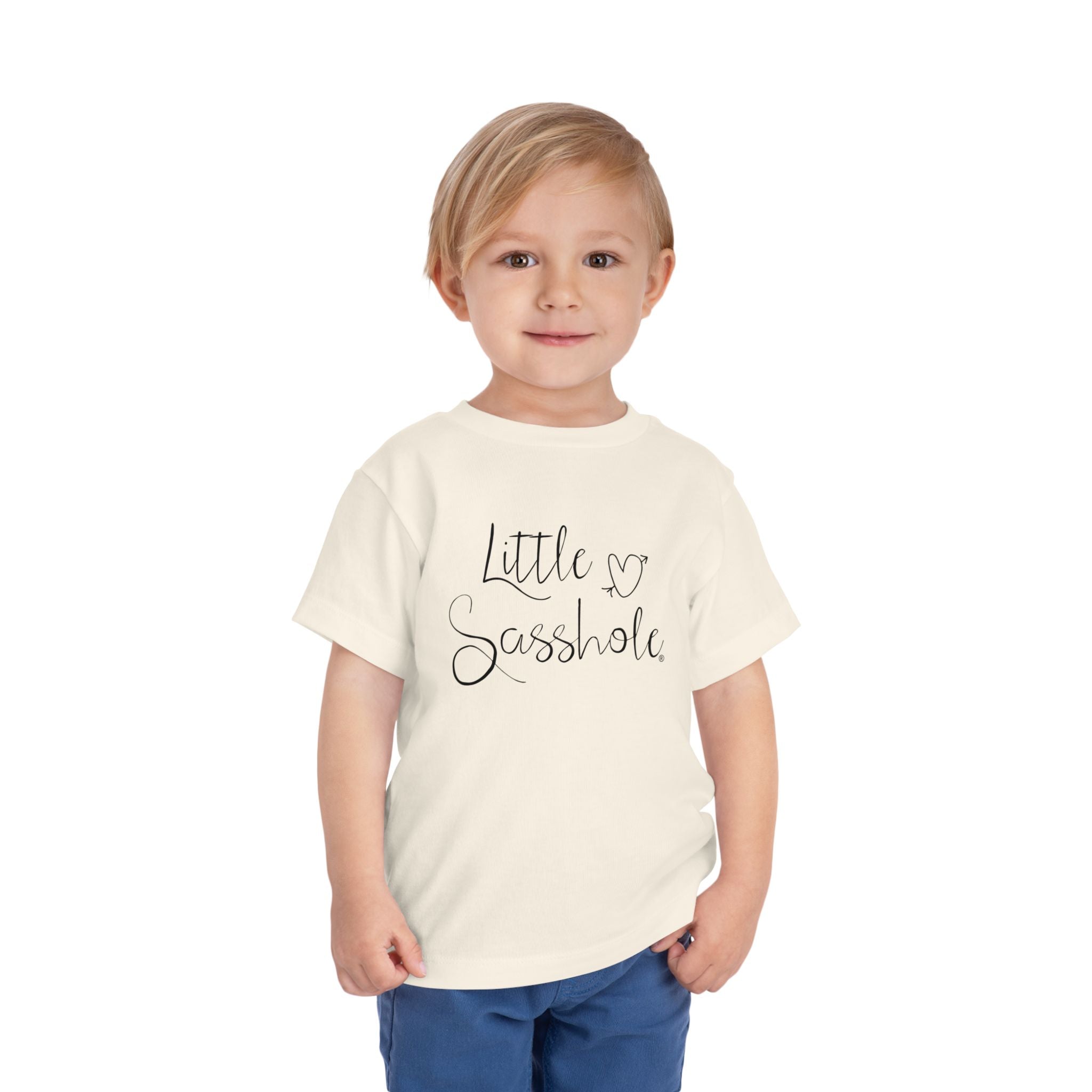 Image of Spice Up Your Toddler's Wardrobe with a Little Sasshole™ Short Sleeve Tee