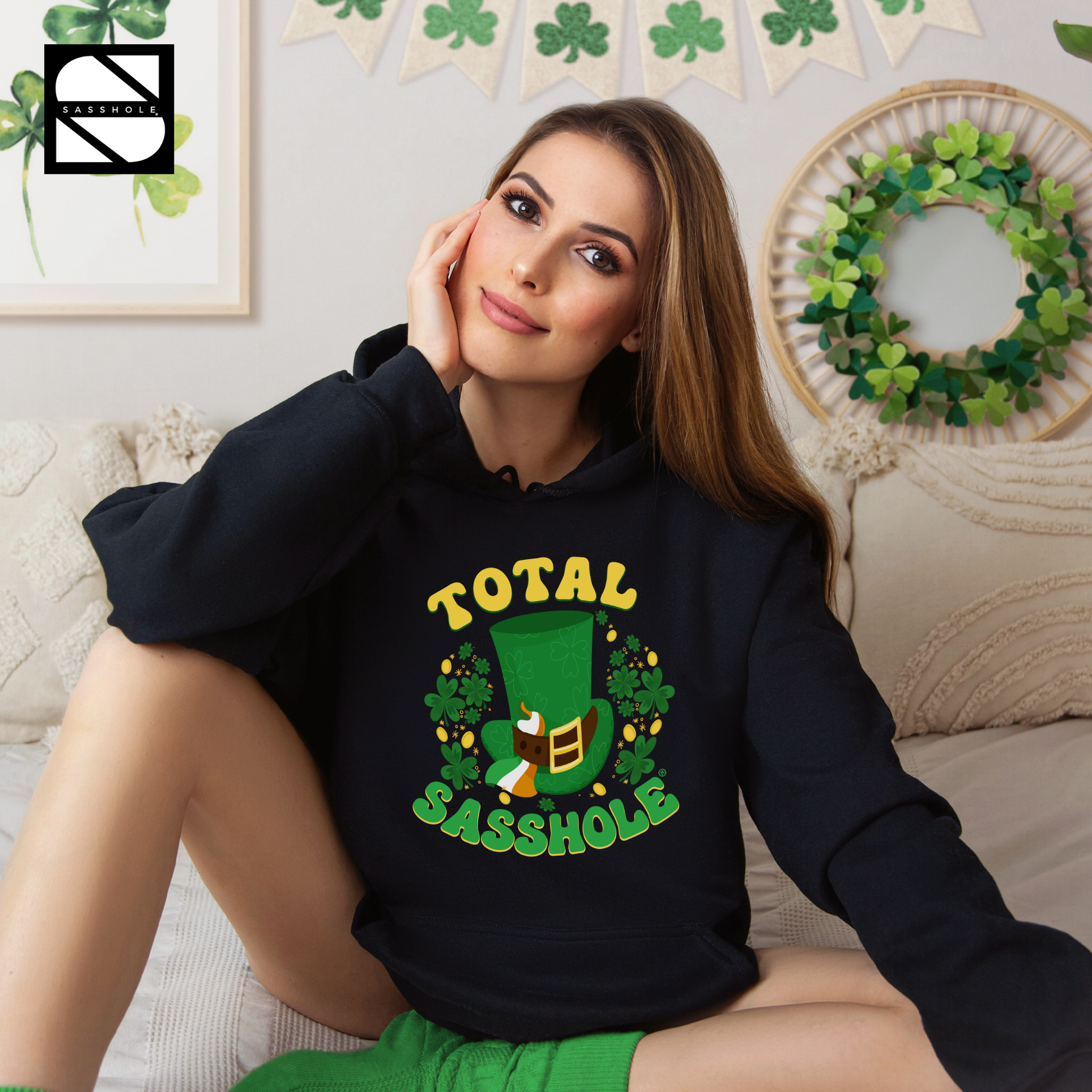 Women's St. Patrick's Day Hoodie, Women's Lucky Charm Tee, Women's Green and Cute Shirt, Women's Festive Green Hoodie, Women's Clothing, Women's Bold Green Attire, Unisex, Unique St. Patrick's Day Top, Unique St. Paddy's Day Hoodie, Trendy St. Paddy's Day Outfit, Trendy Irish Statement Wear, St. Patrick's Day Vibe Tee, St. Patrick's Day Shirt for Women, St. Patrick's Day Chic Fashion, St. Paddy's Day Swagger Wear, St. Paddy's Day Statement Wear, St. Paddy's Day Fun Tee