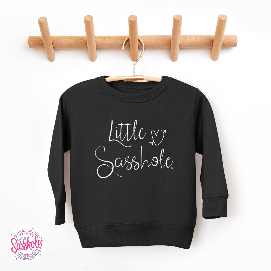 Image of Little Sasshole™ Toddler Sweatshirt – Cute, Cozy & Full of Attitude