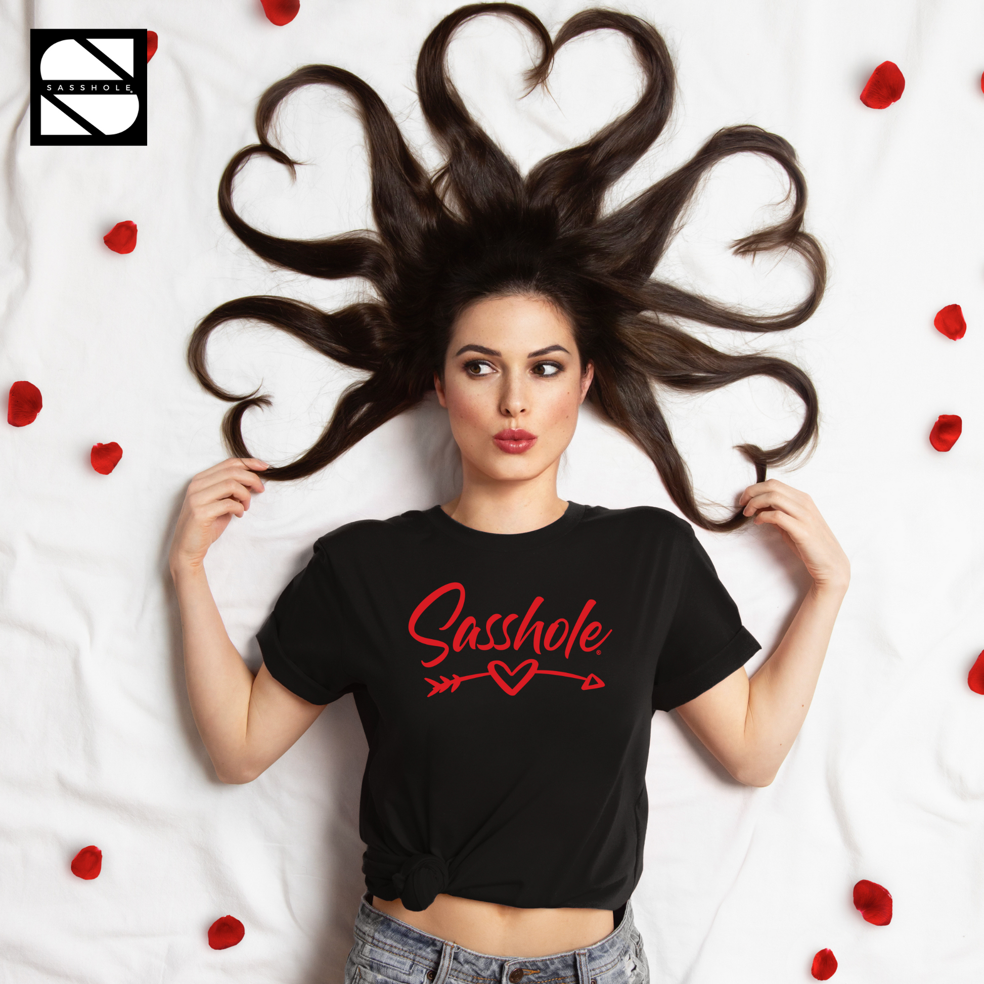 women's valentine fashion, women's love-themed tee, Women's Clothing, valentine's wardrobe staple, valentine's gift idea, valentine's gift for her, valentine's fashion statement, valentine's day wardrobe, valentine's day shirt, valentine's day ensemble, valentine's day chic top, valentine's date night look, unique love apparel, T-shirts, sweetheart slogan shirt, stylish valentine wear, stylish love tee, stylish cupid-inspired shirt, romantic statement shirt,