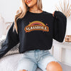 70's Inspired Sasshole®: Chic & Retro Rainbow Women's Vintage Sweatshirt