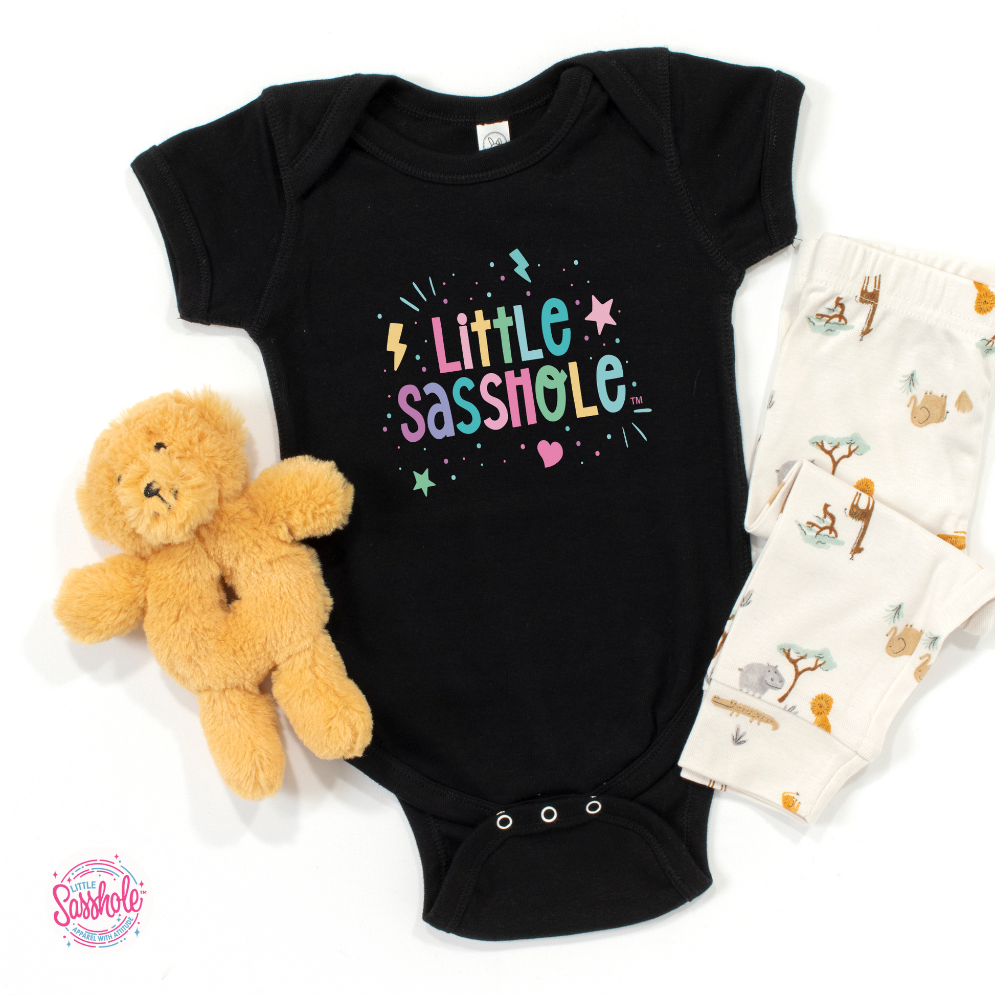 unisex baby clothes, Seasonal Picks, Regular fit, onesies baby, Onesies, onesie bodysuit, onesie baby, one piece bodysuits, neutral baby clothes, little sasshole baby, Kids' Clothing, infant bodysuits, infant bodysuit, graphic bodysuit, girls onesie, girls bodysuits, girls bodysuit, girls, gender-neutral baby clothes, funny onesies for babies