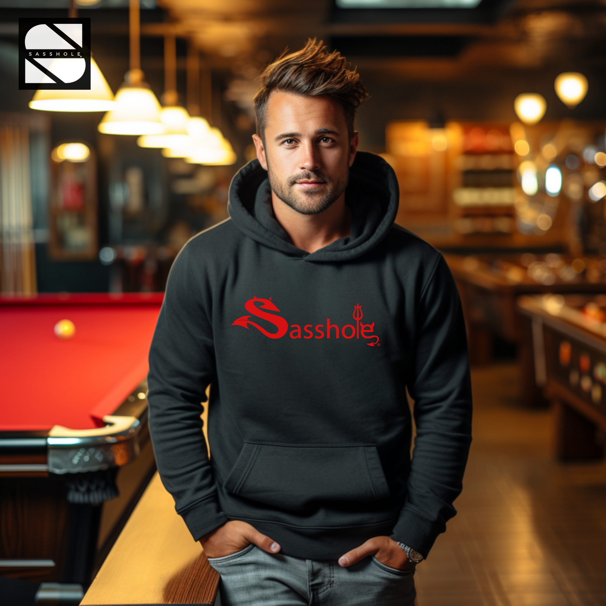 mens hoodies black