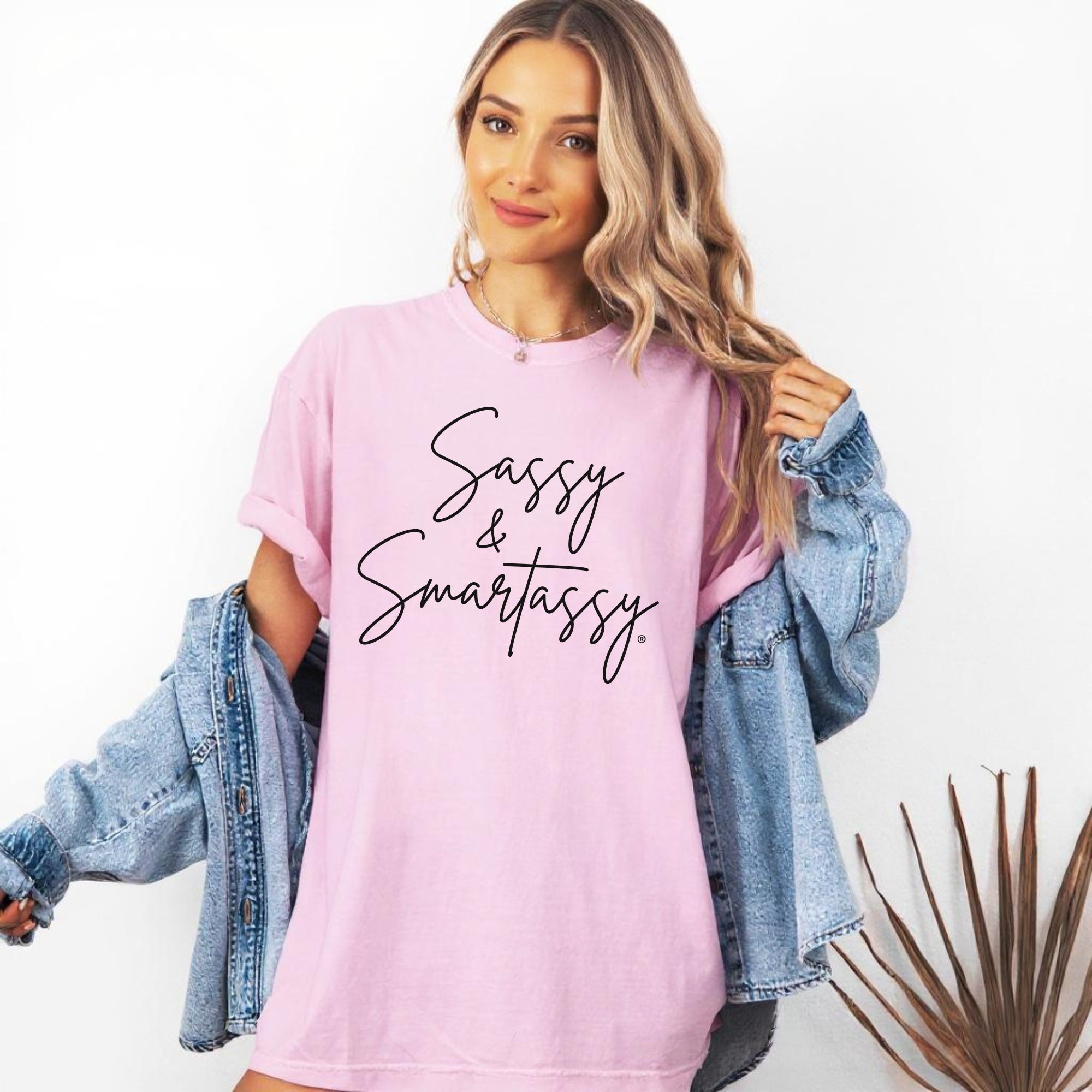 Image of Sassy & Smartassy® Comfort Colors® T-Shirt – Funny Women's Graphic Tee