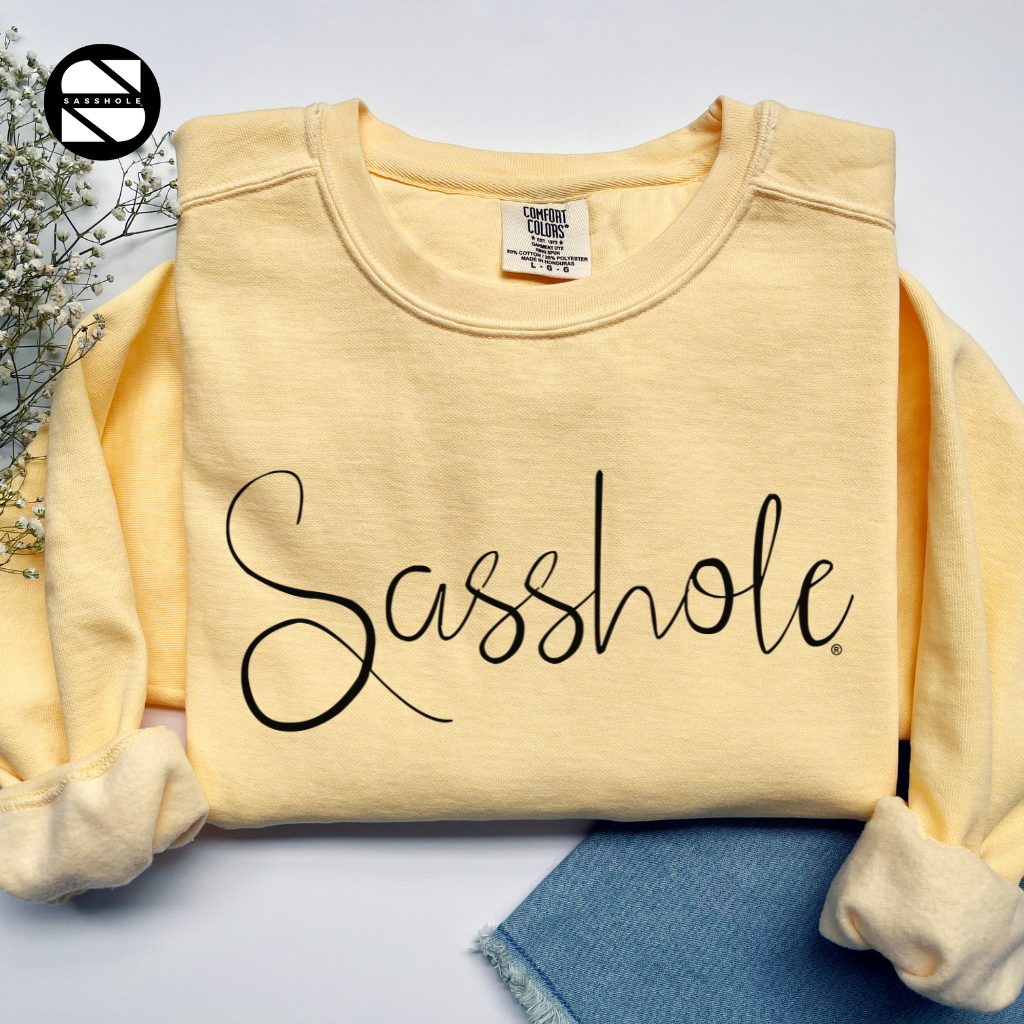 Sasshole Butter Womens Alternative Apparel Sweatshirt