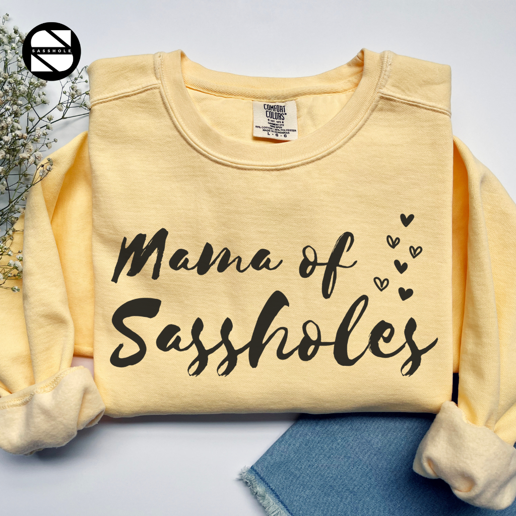 Women's Vintage Butter Sasshole Sweatshirt - Bold & Stylish Fashion