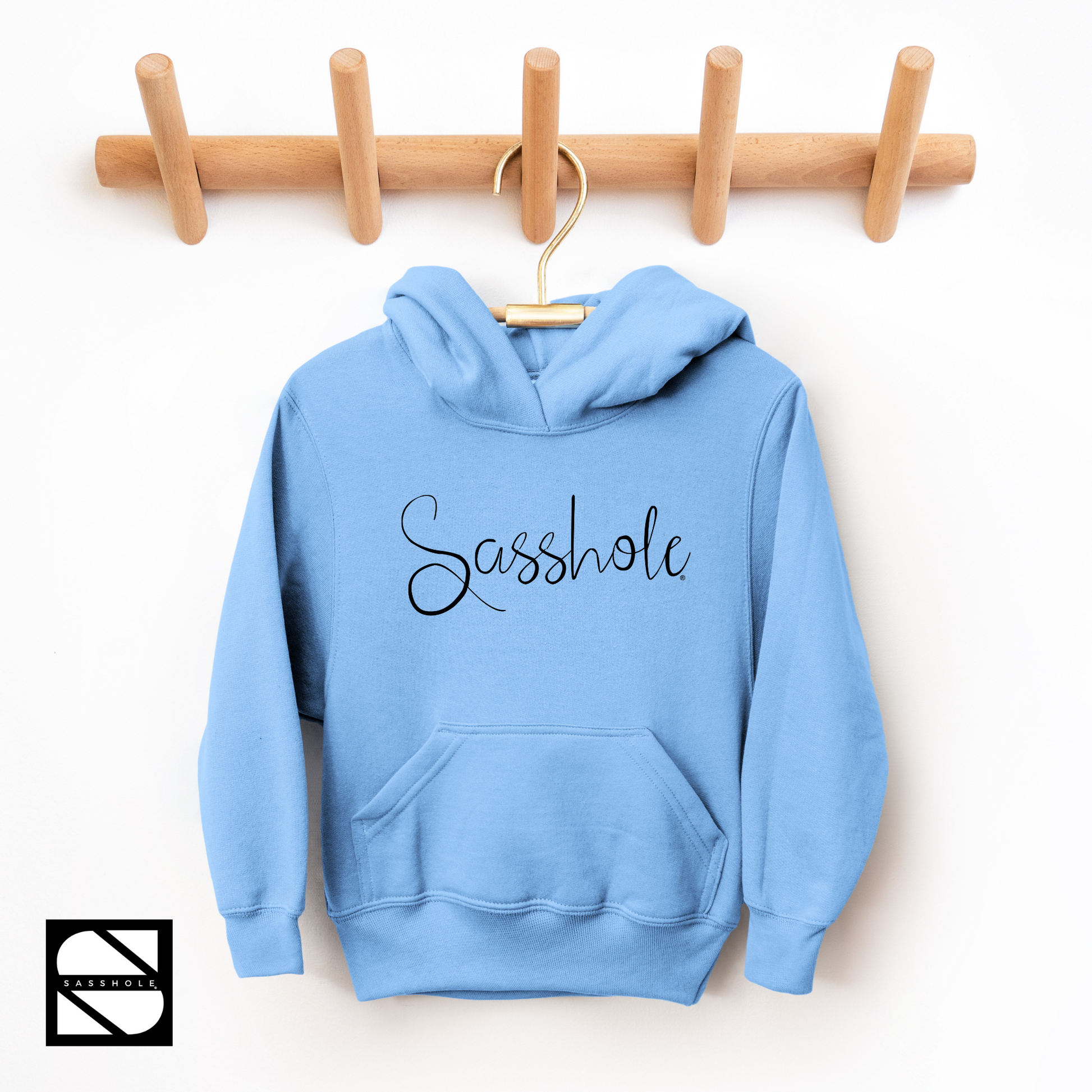 girls hoodie carolina blue