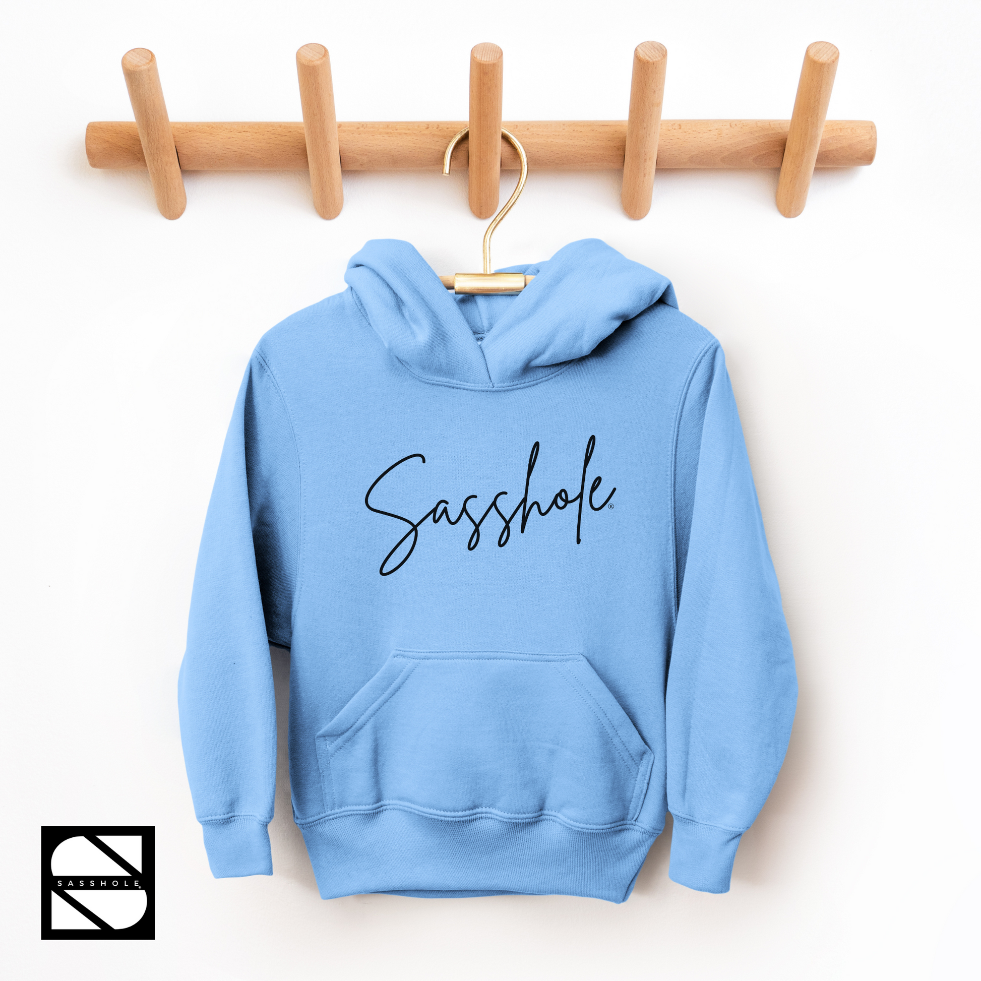 girls hoodie carolina blue