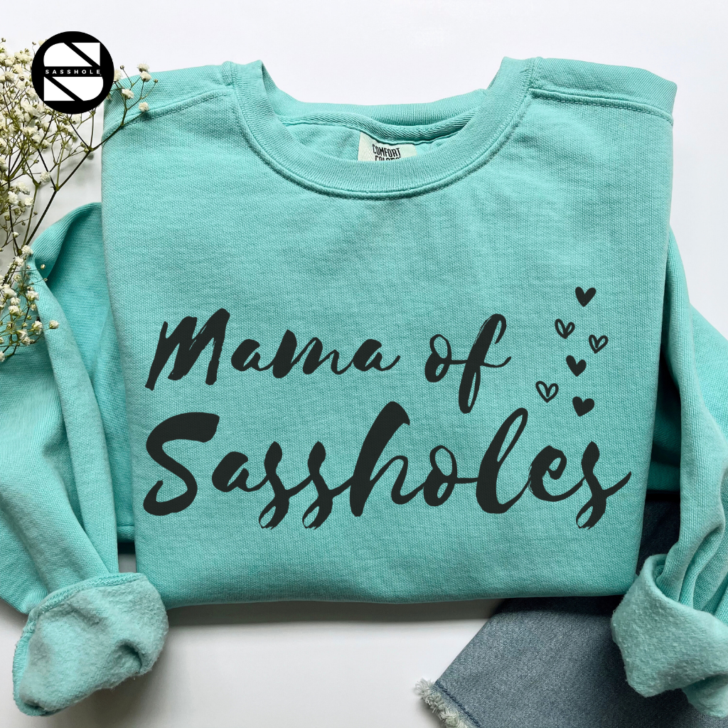 Women's Vintage ChalkyMint Sasshole Sweatshirt - Bold & Stylish Fashion