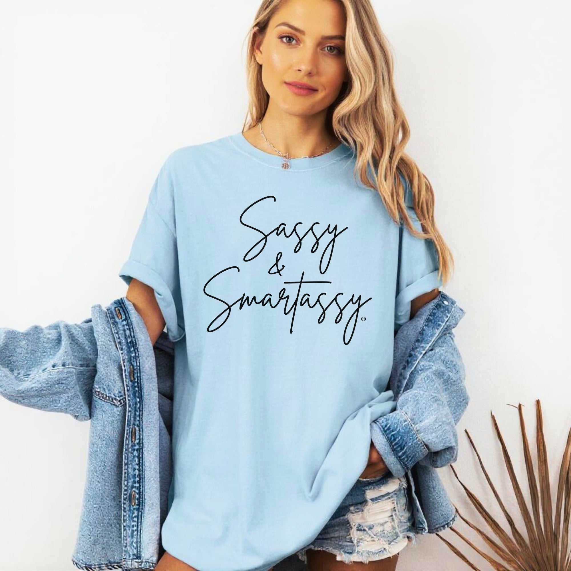 Image of Sassy & Smartassy® Comfort Colors® T-Shirt – Funny Women's Graphic Tee