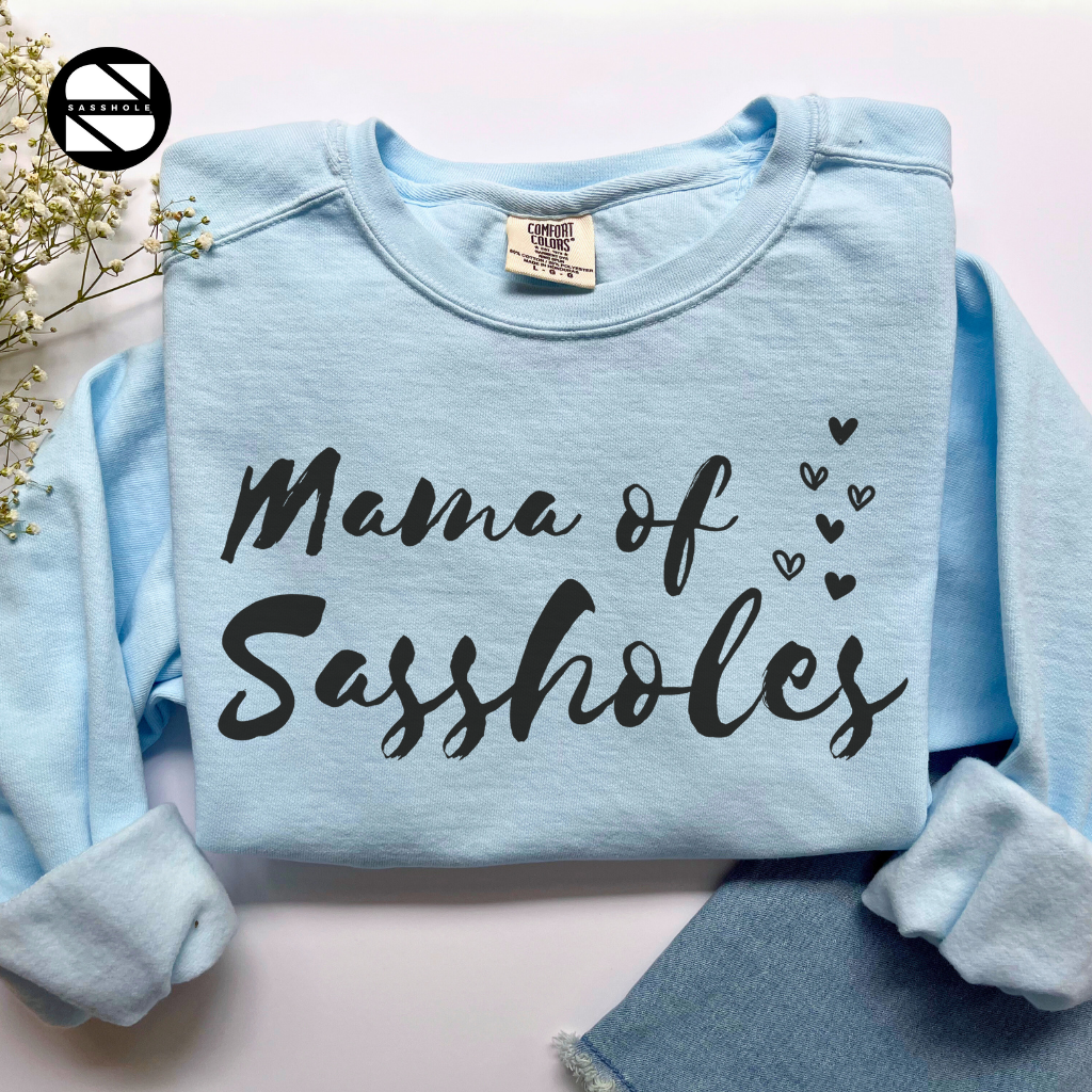 Women's Vintage Chambray Sasshole Sweatshirt - Bold & Stylish Fashion