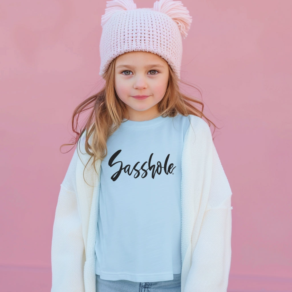 Image of Sasshole® Youth T-Shirt – Cute & Comfy Comfort Colors® Graphic Tee for Bold Kids