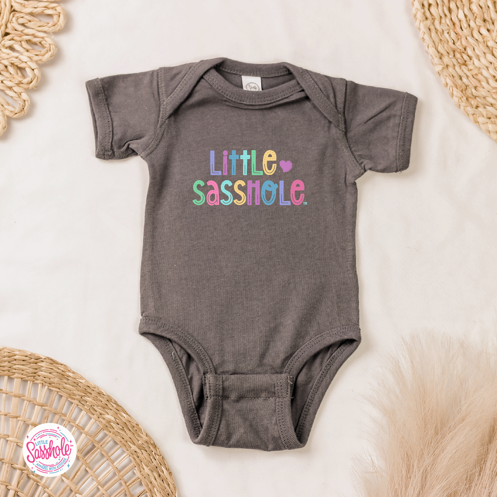 unisex baby clothes, Seasonal Picks, Regular fit, onesies baby, Onesies, onesie bodysuit, onesie baby, one piece bodysuits, neutral baby clothes, little sasshole baby, Kids' Clothing, infant bodysuits, infant bodysuit, graphic bodysuit, girls onesie, girls bodysuits, girls bodysuit, girls, gender-neutral baby clothes, funny onesies for babies