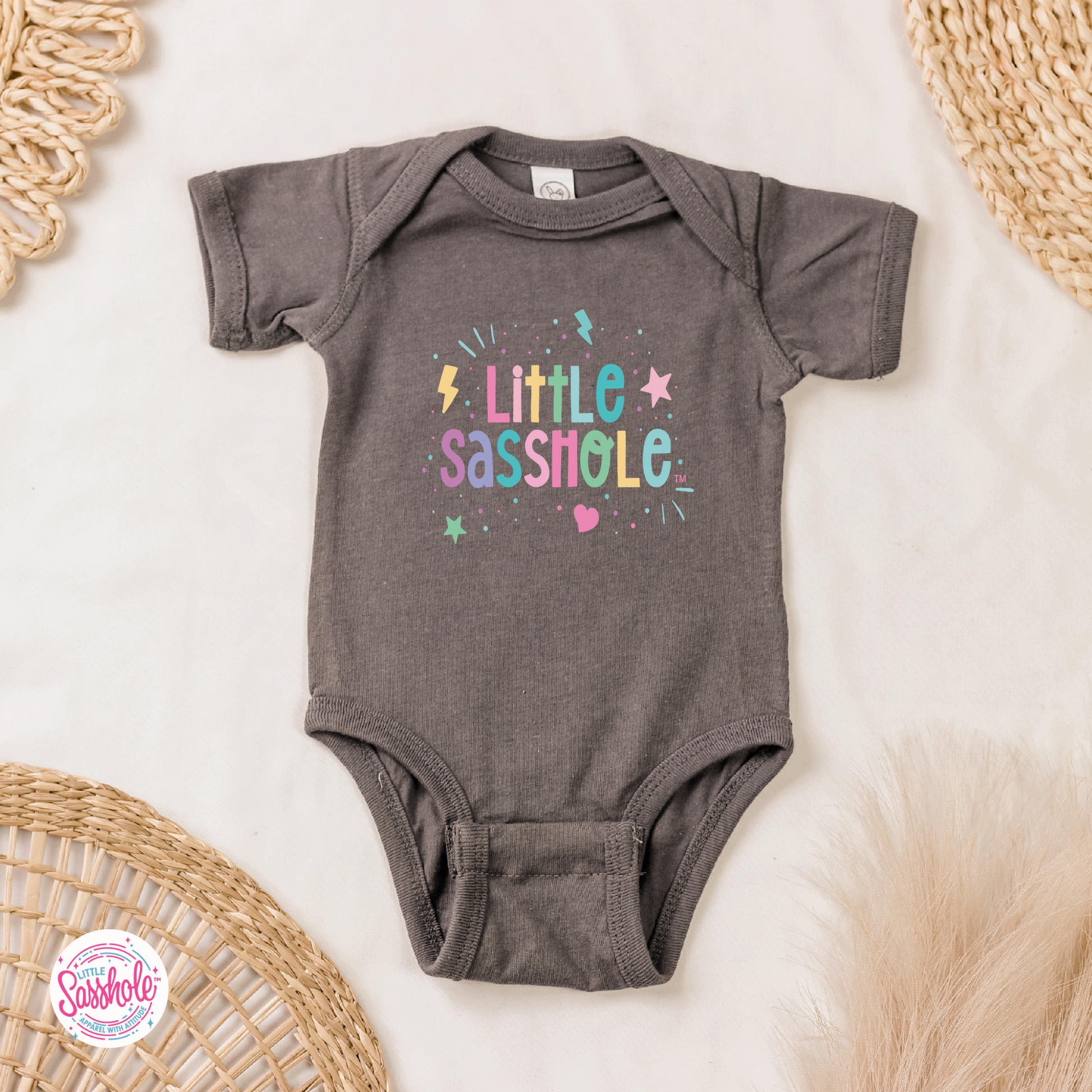 unisex baby clothes, Seasonal Picks, Regular fit, onesies baby, Onesies, onesie bodysuit, onesie baby, one piece bodysuits, neutral baby clothes, little sasshole baby, Kids' Clothing, infant bodysuits, infant bodysuit, graphic bodysuit, girls onesie, girls bodysuits, girls bodysuit, girls, gender-neutral baby clothes, funny onesies for babies