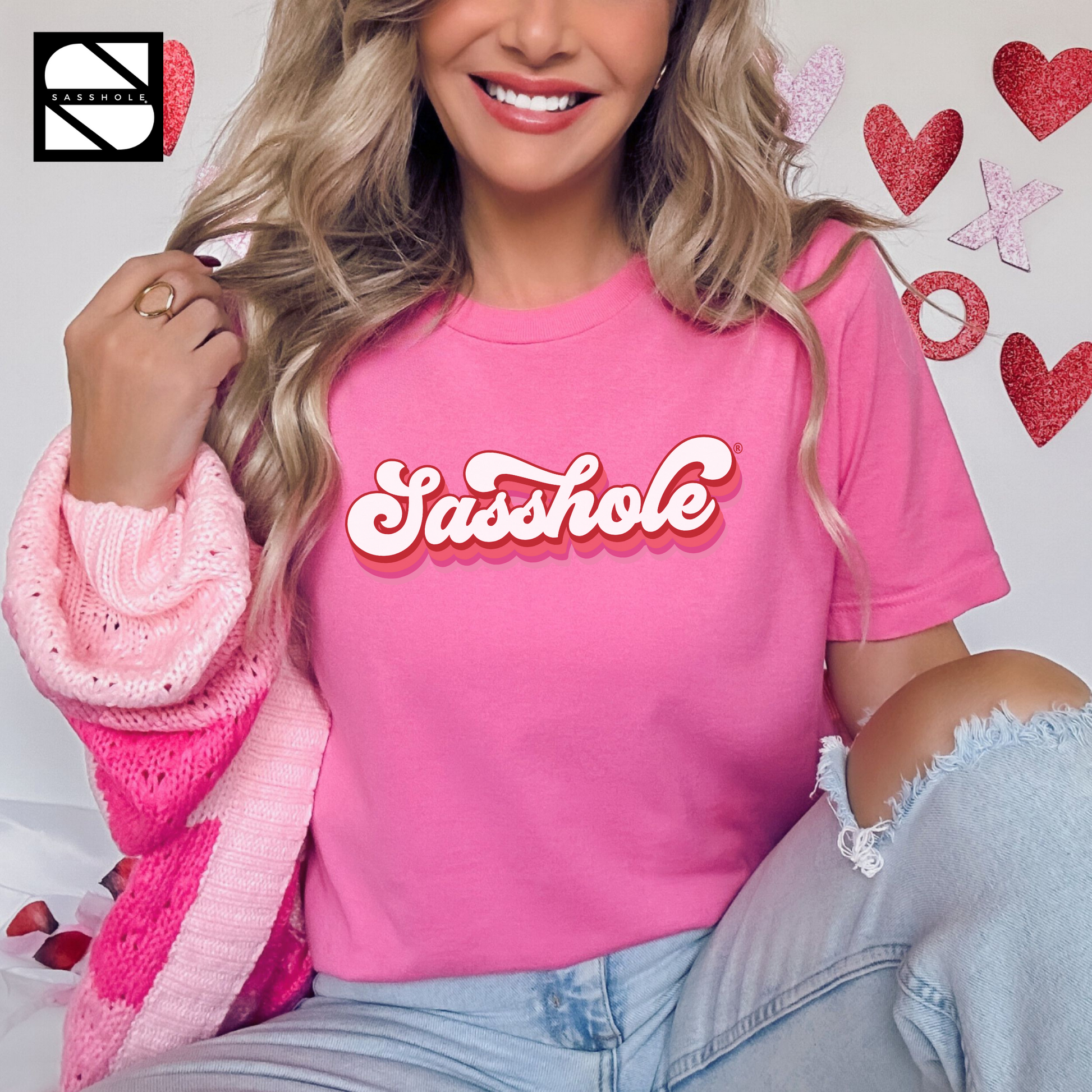Valentines Day Charity Pink Women's Tshirt