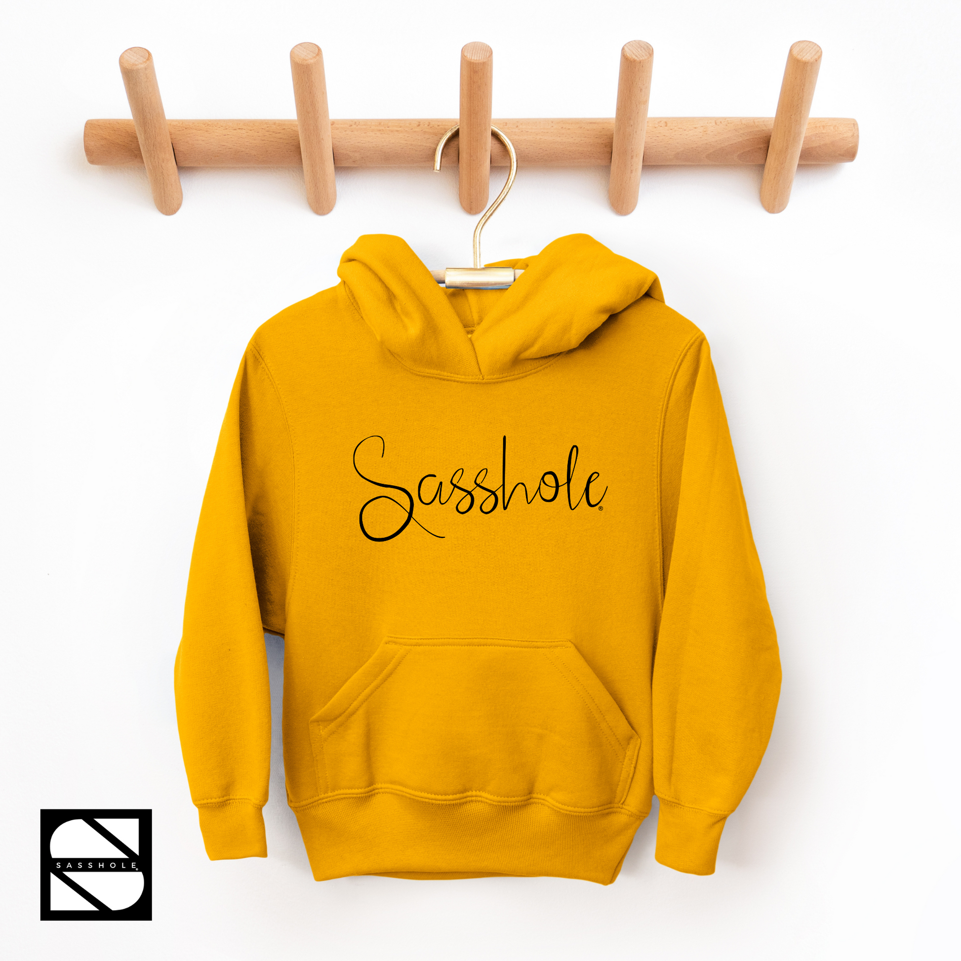 girls hoodie gold