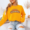 70's Inspired Sasshole®: Chic & Retro Rainbow Women's Vintage Sweatshirt