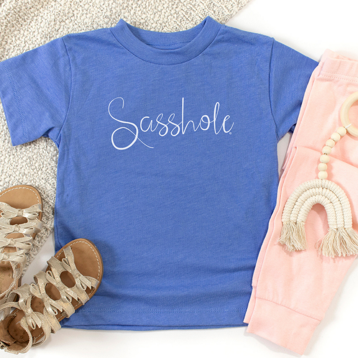 heather blue toddler tshirt